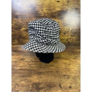 Vintage Millars Clifden Connemara 100% Virgin Wool Tweed Fishing Hat Made Irland